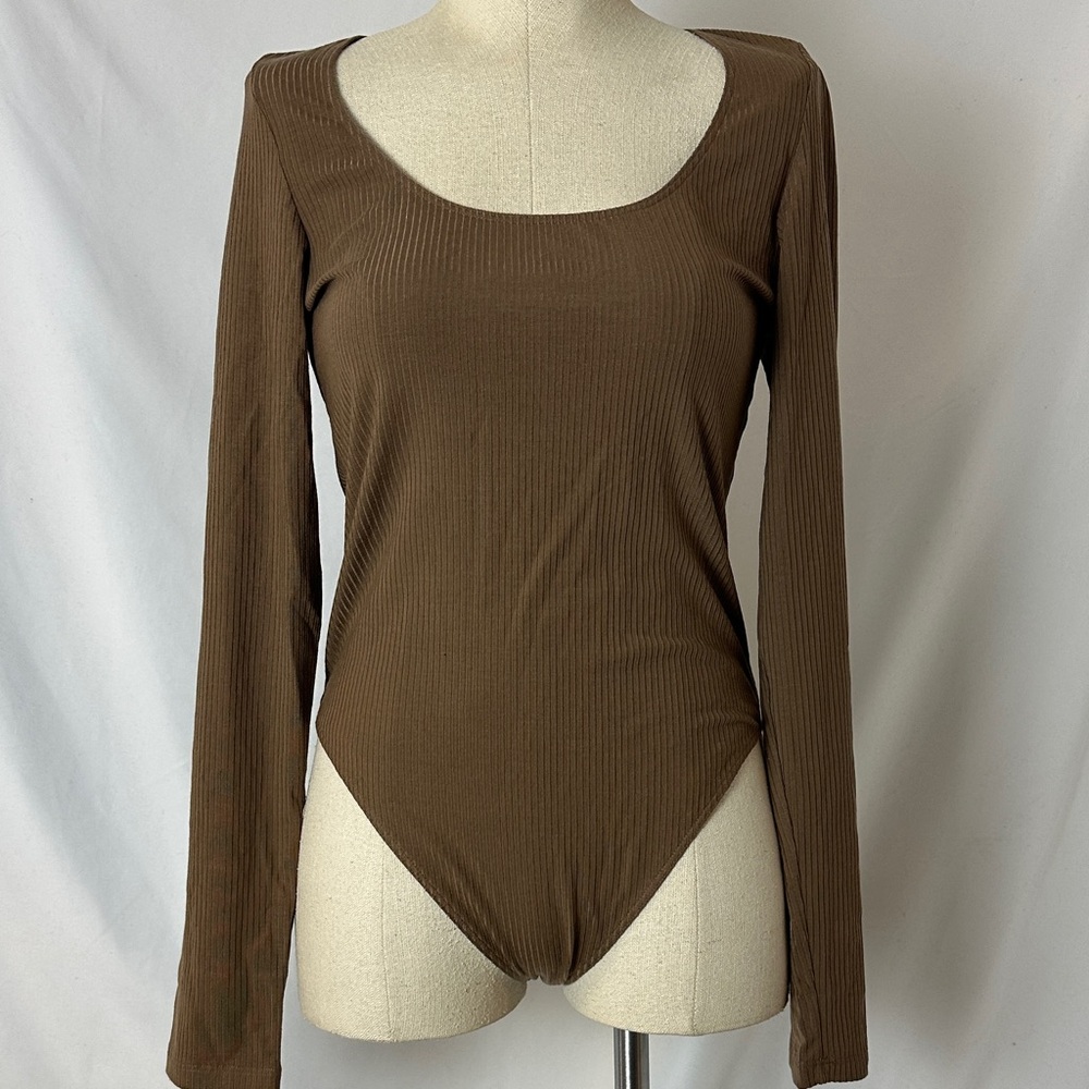 OZMA Chocolate Long Sleeve Bodysuit
